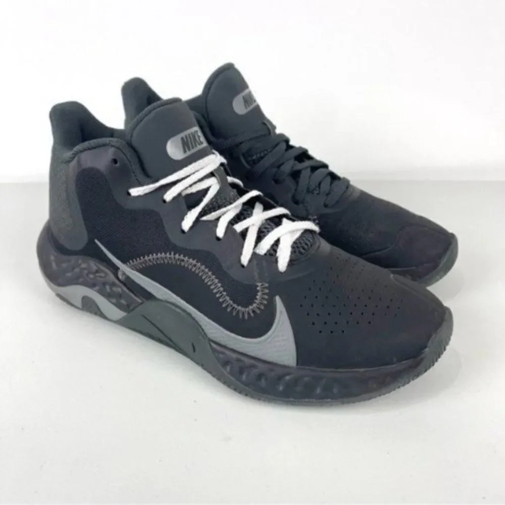 Nike Renew Elevate NBK Smoke Grey Basketball Sneakers CK2670-001 Men's Size 7.5